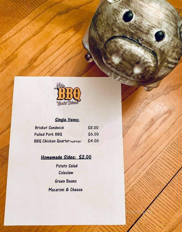 Mr BBQ - Fishersville, VA menu_pic