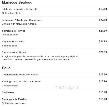 Rice & Beans II - York, PA menu_pic