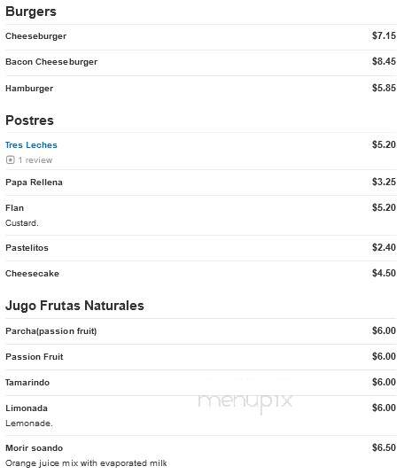 Rice & Beans II - York, PA menu_pic