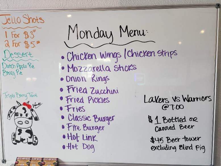 The Hot Cow - Clearlake, CA menu_pic