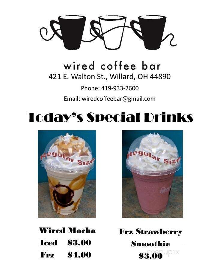 Wired Coffee Bar - Willard, OH