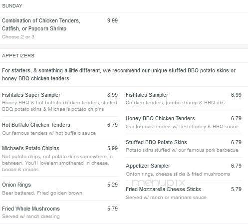 Fish Tales & Pigtales - Bristol, VA menu_pic