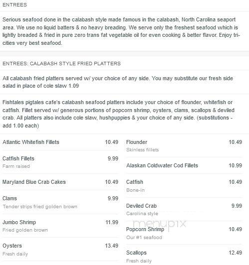 Fish Tales & Pigtales - Bristol, VA menu_pic