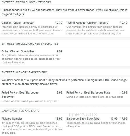 Fish Tales & Pigtales - Bristol, VA menu_pic