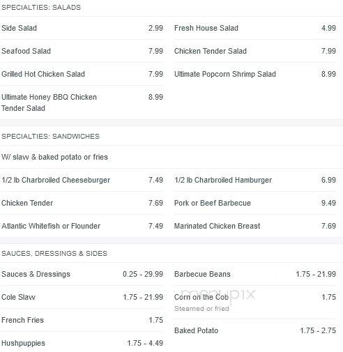 Fish Tales & Pigtales - Bristol, VA menu_pic