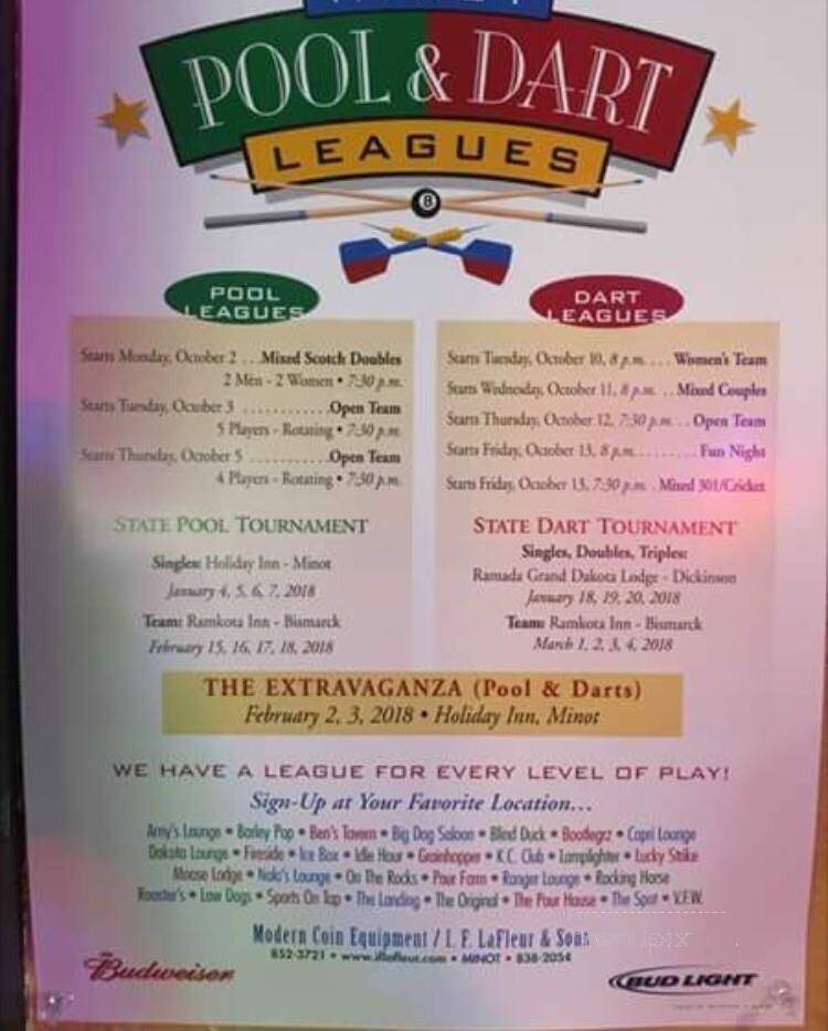 Original Bar & Nightclub - Minot, ND menu_pic