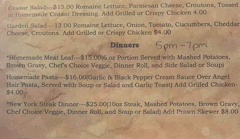 Broken Spoke - Lexington, OK menu_pic
