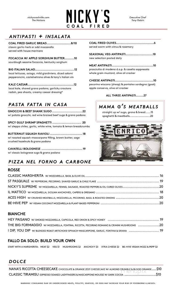 Nick's Italian Deli - Nashville, TN menu_pic
