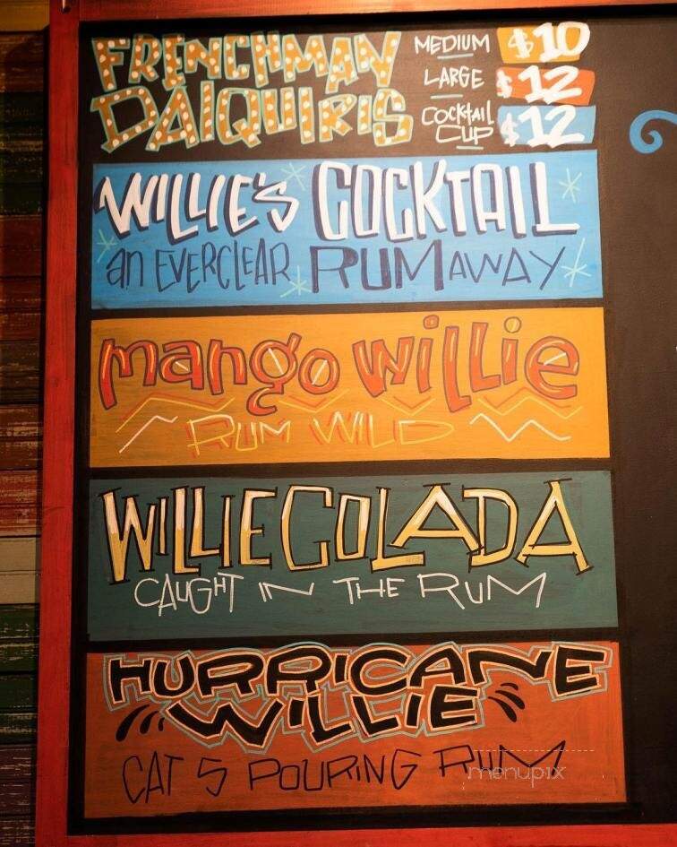 Willie's Pizza Joint - New Orleans, LA menu_pic
