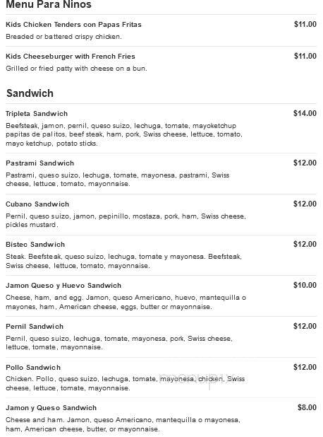 Antojos Boricuas - Kissimmee, FL menu_pic