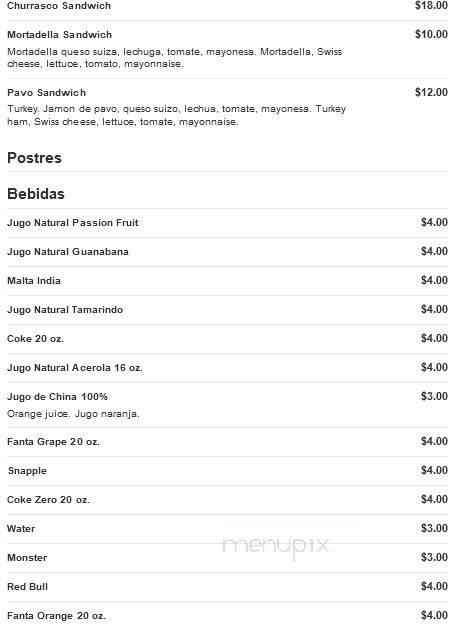 Antojos Boricuas - Kissimmee, FL menu_pic