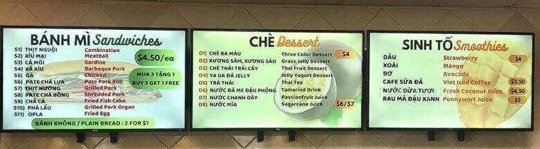 Saigon Deli - Arlington, TX menu_pic