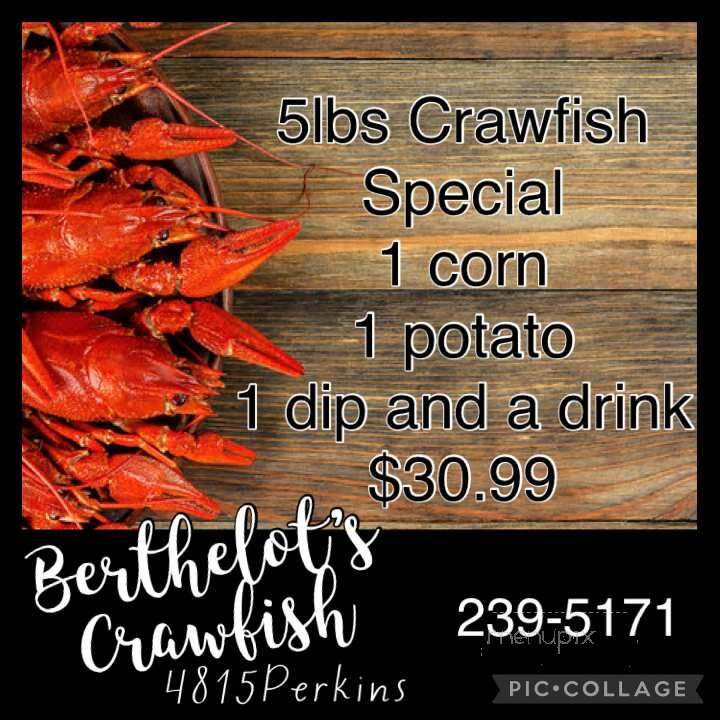 Berthelot Crawfish - Baton Rouge, LA