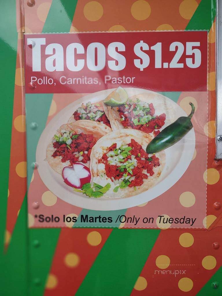 Taqueria Jalisco Express #2 - Portland, OR menu_pic