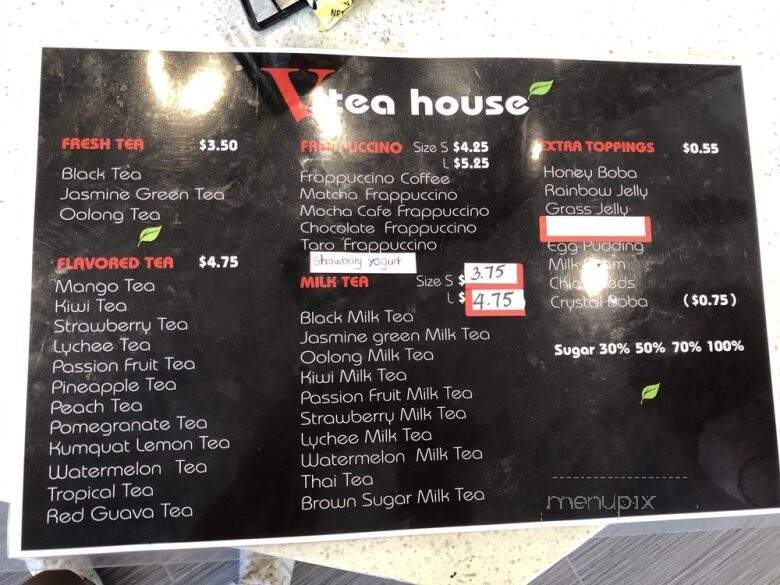 V Tea House - Colton, CA menu_pic