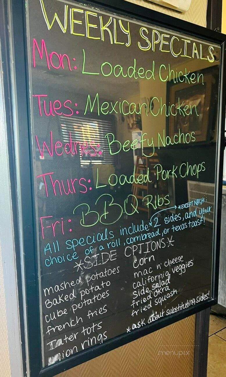 Spah Grill - Batesville, AR menu_pic