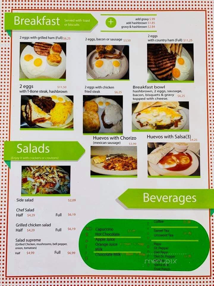 Spah Grill - Batesville, AR menu_pic