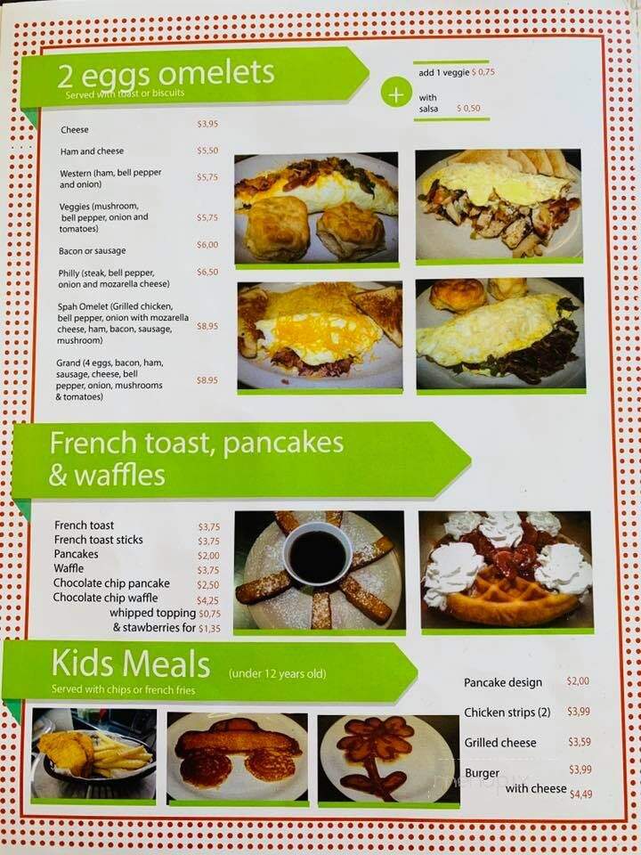 Spah Grill - Batesville, AR menu_pic