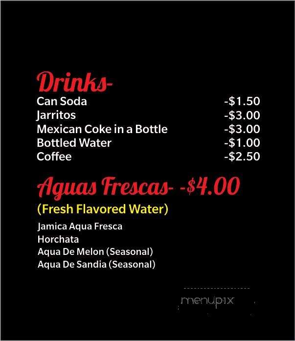 El Patron Hot Mexican Grill - Klamath Falls, OR menu_pic