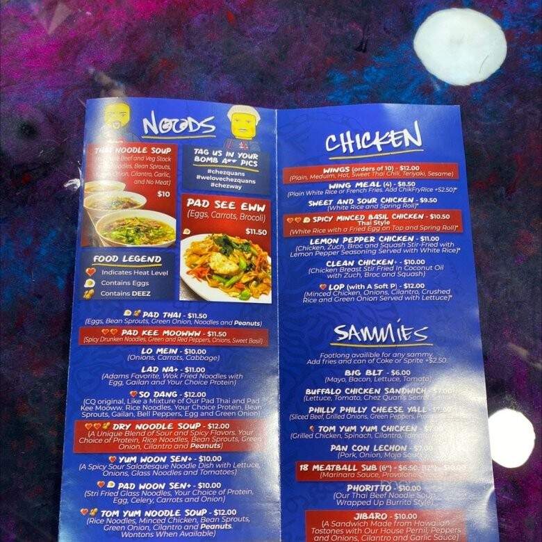 Chez Quan's - Satellite Beach, FL menu_pic