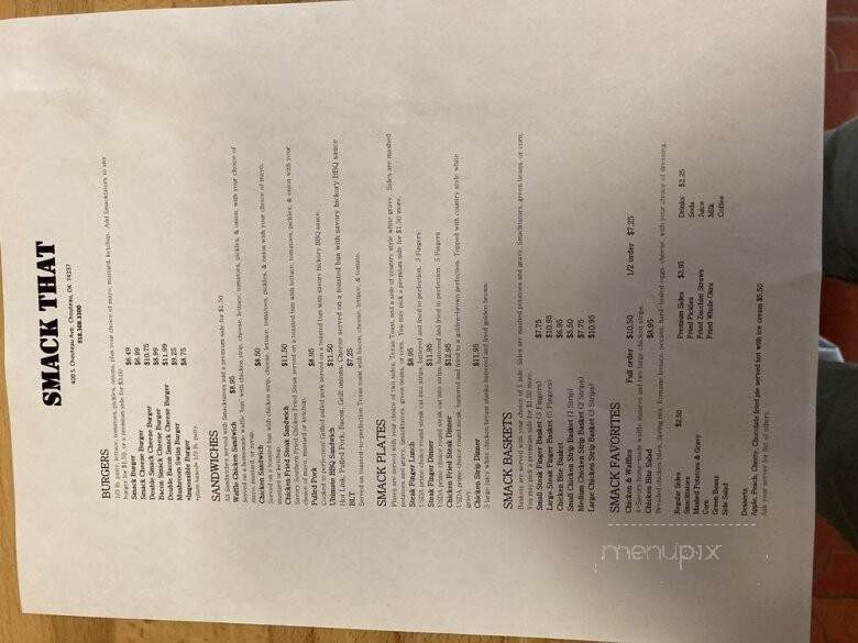 Smack That Chouteau - Chouteau, OK menu_pic