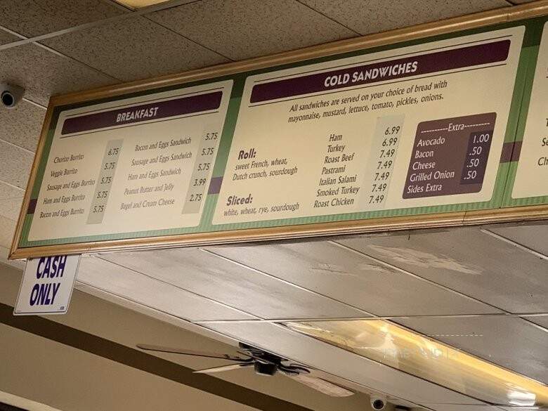 Grand Seven Food Liquer & Deli - San Francisco, CA menu_pic