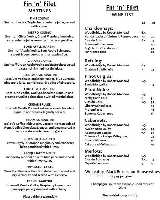 Fin n Filet - Greenwood, SC menu_pic