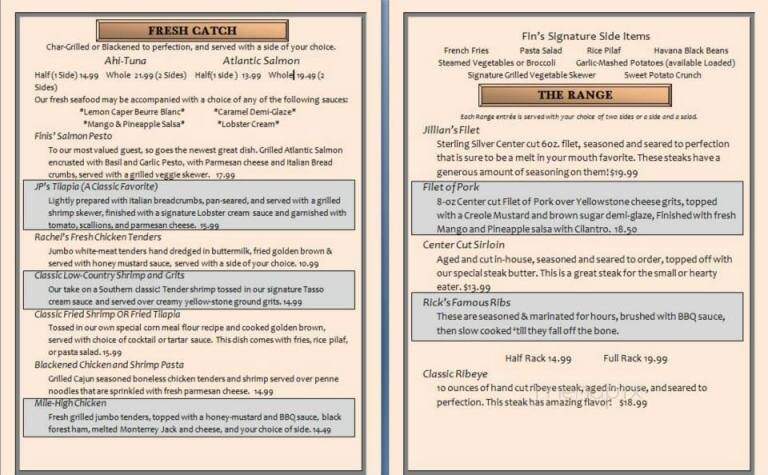 Fin n Filet - Greenwood, SC menu_pic