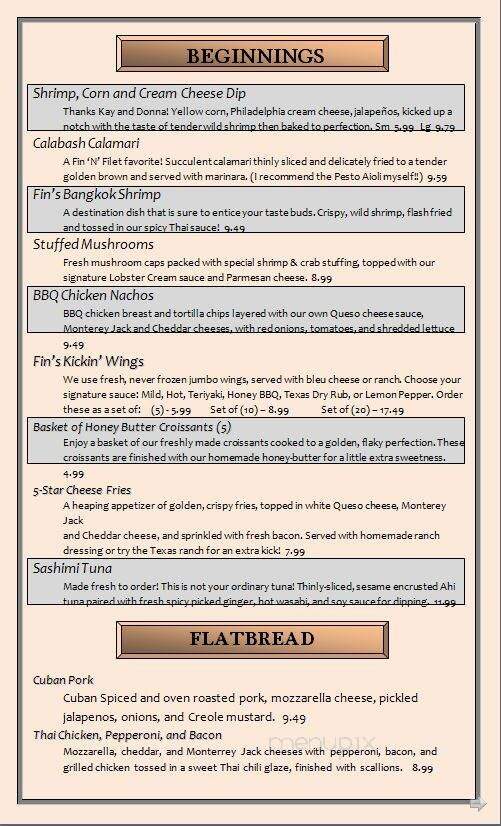 Fin n Filet - Greenwood, SC menu_pic