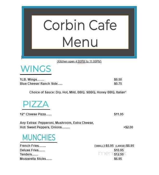Corbin Cafe - Corbin City, NJ