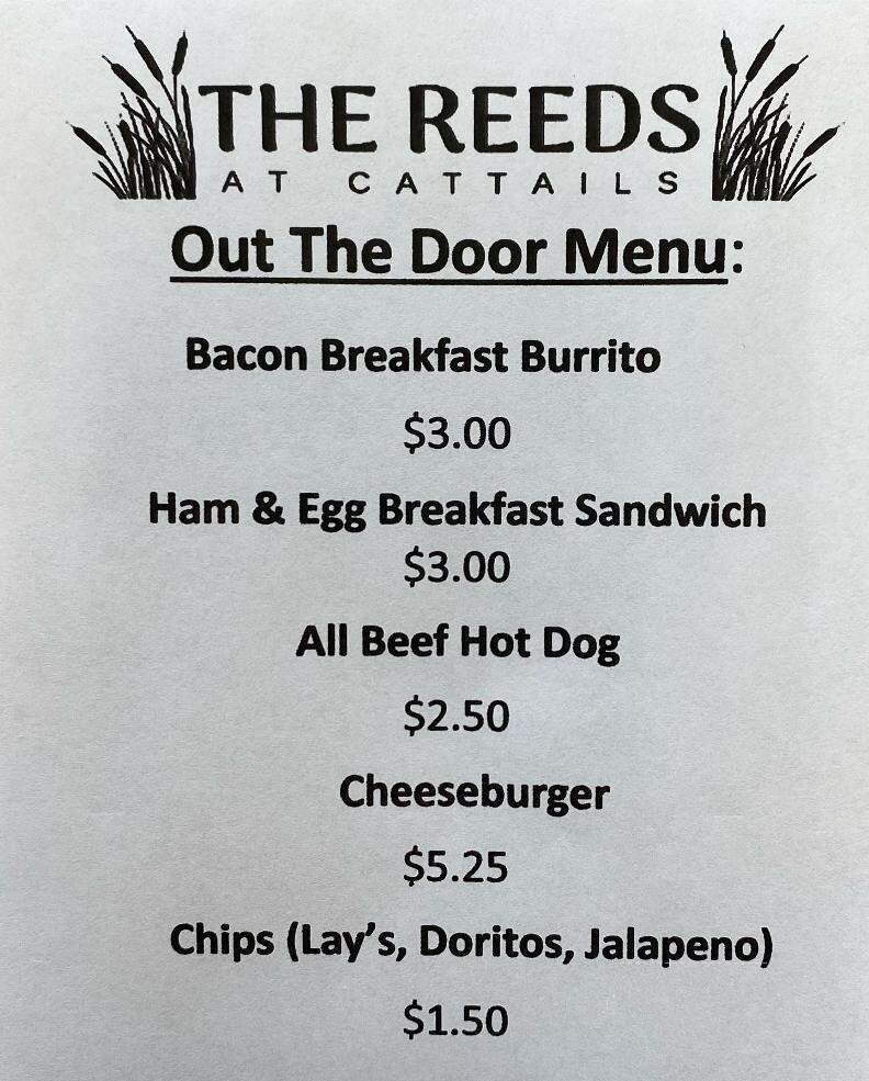 Blue Fox @ Cattails Golf Course - Alamosa, CO menu_pic