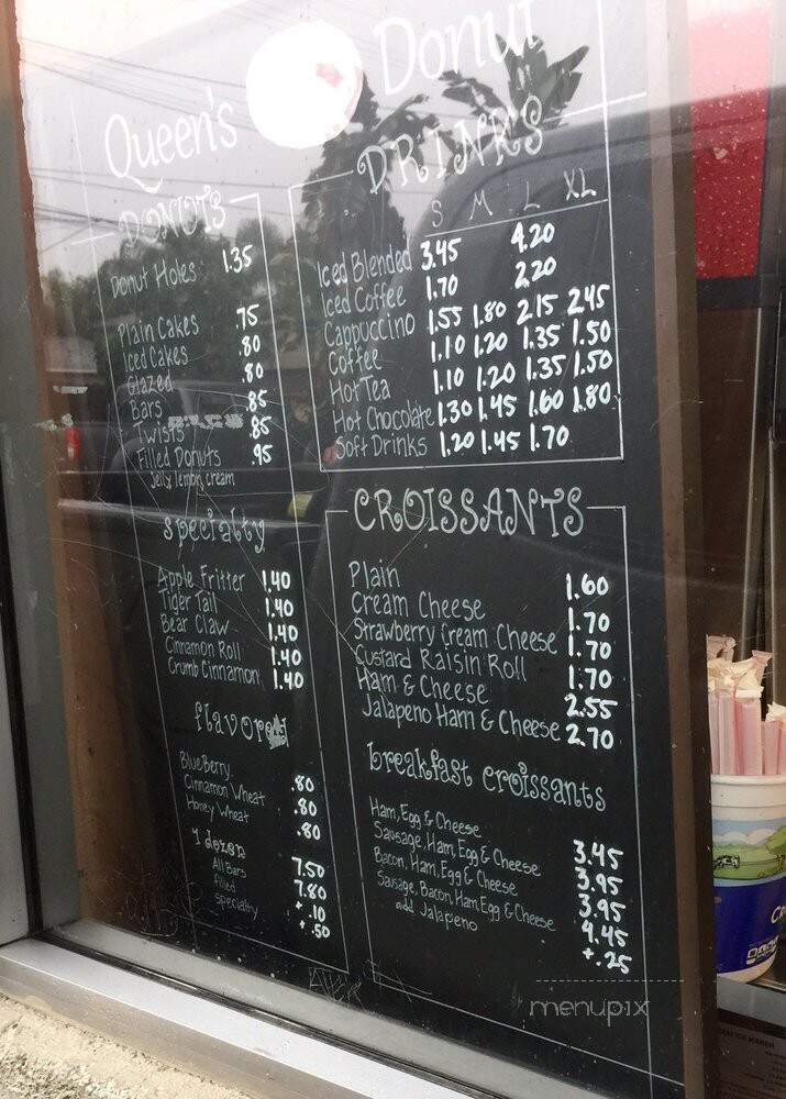 Queen's Donut - Pomona, CA menu_pic