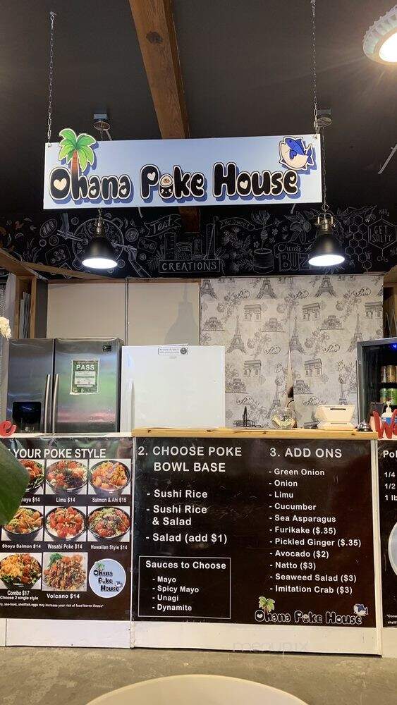 Ohana Poke House - Honolulu, HI menu_pic