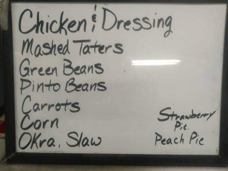 Roxie's - Woodbury, TN menu_pic