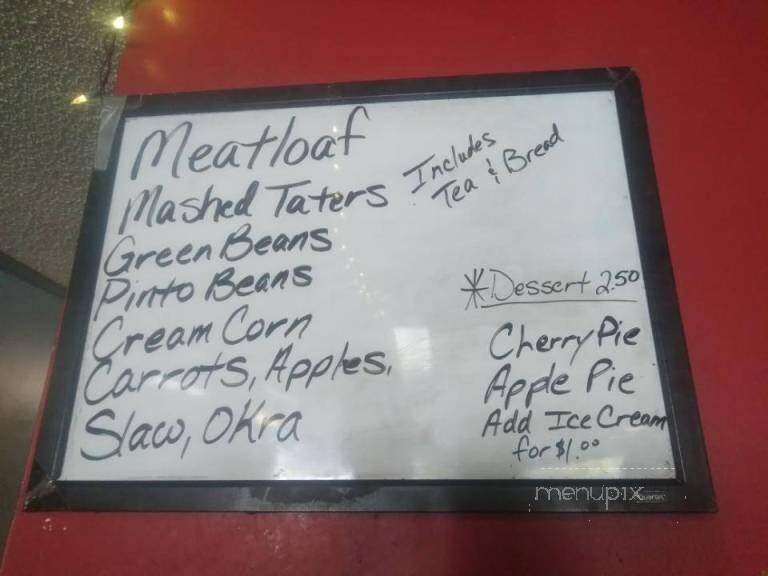 Roxie's - Woodbury, TN menu_pic