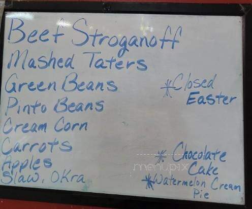 Roxie's - Woodbury, TN menu_pic