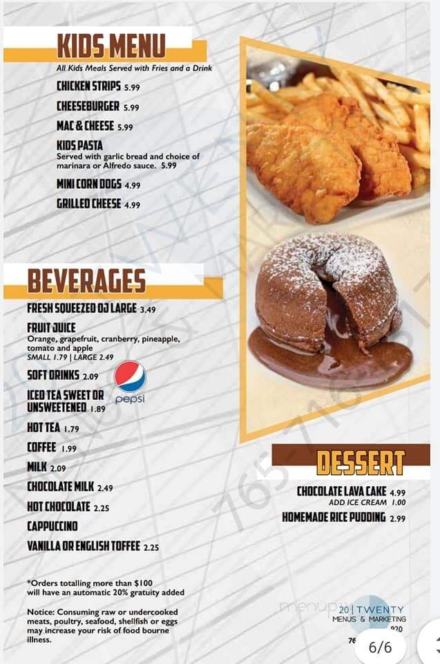 Sunrise House Of Pancakes - Plymouth, IN menu_pic