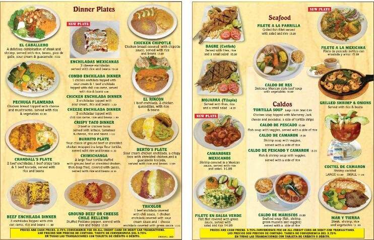 Rodriguez Mexican Grill - Crandall, TX menu_pic