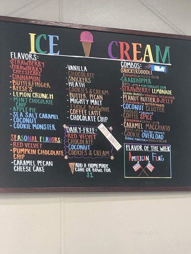 Mad Mike's Ice Cream - Hurst, TX menu_pic
