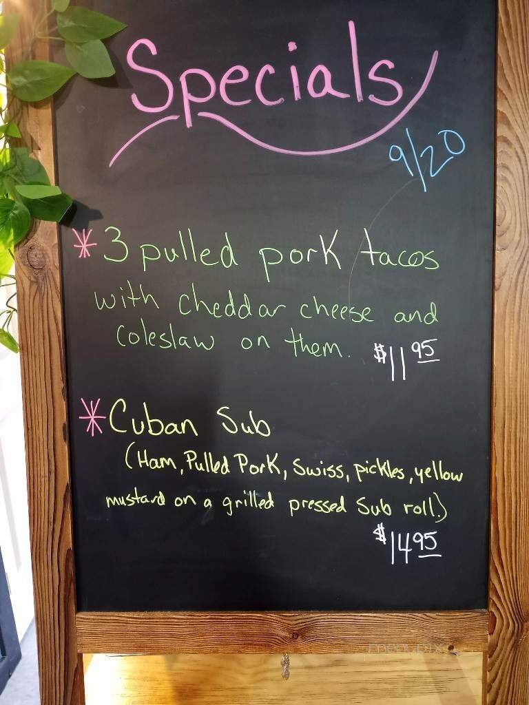 Unadilla Diner - Unadilla, NY menu_pic