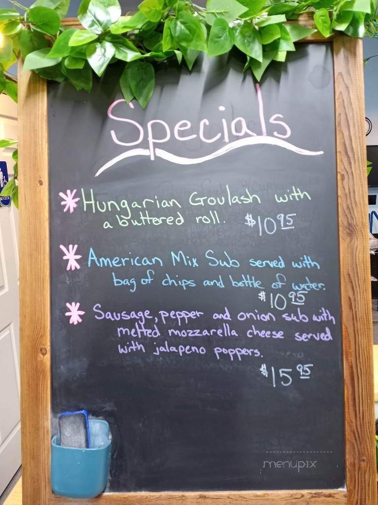 Unadilla Diner - Unadilla, NY menu_pic