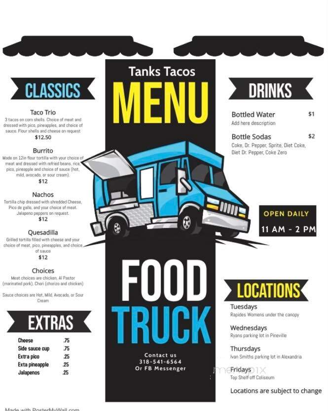 Tank's Tacos and More - Pineville, LA