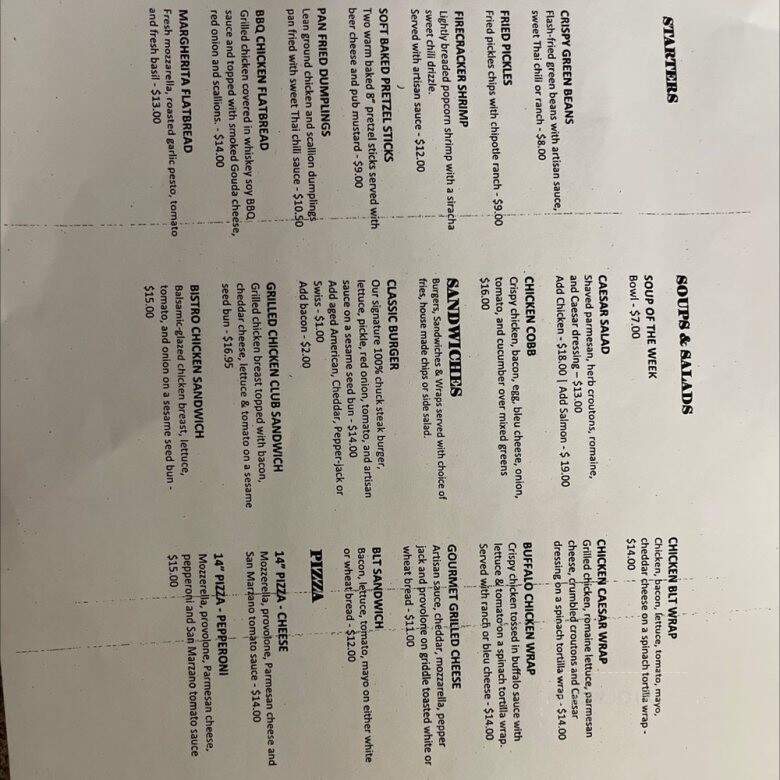 The American Grill - Lakeland, FL menu_pic
