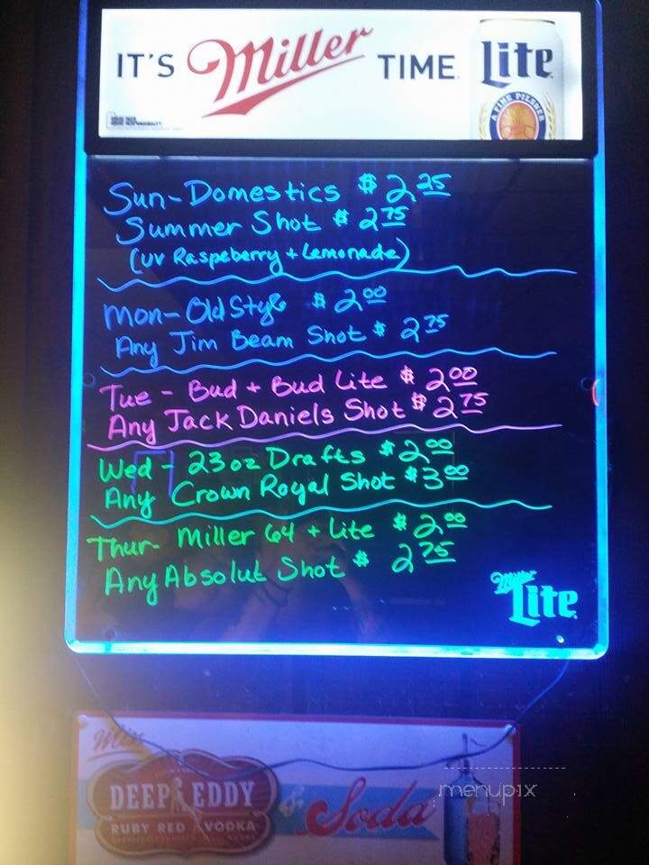 Sportsman's Tap - Hammond, IN menu_pic