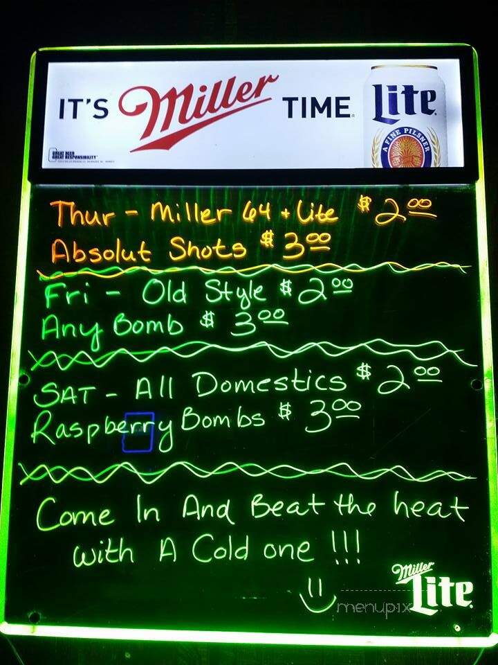 Sportsman's Tap - Hammond, IN menu_pic
