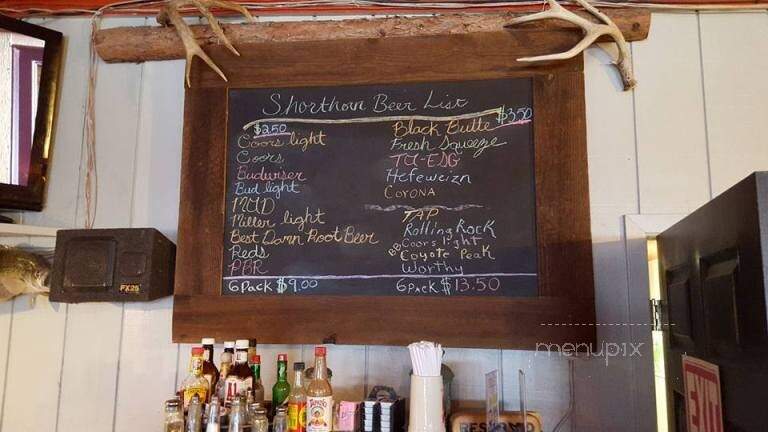 Short Horn Restaurant & Lounge - Richland, OR menu_pic