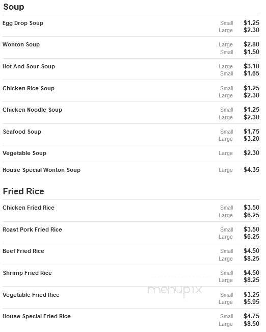 New China Buffet - Lady Lake, FL menu_pic