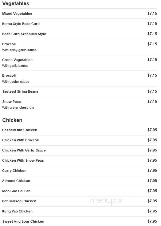 New China Buffet - Lady Lake, FL menu_pic