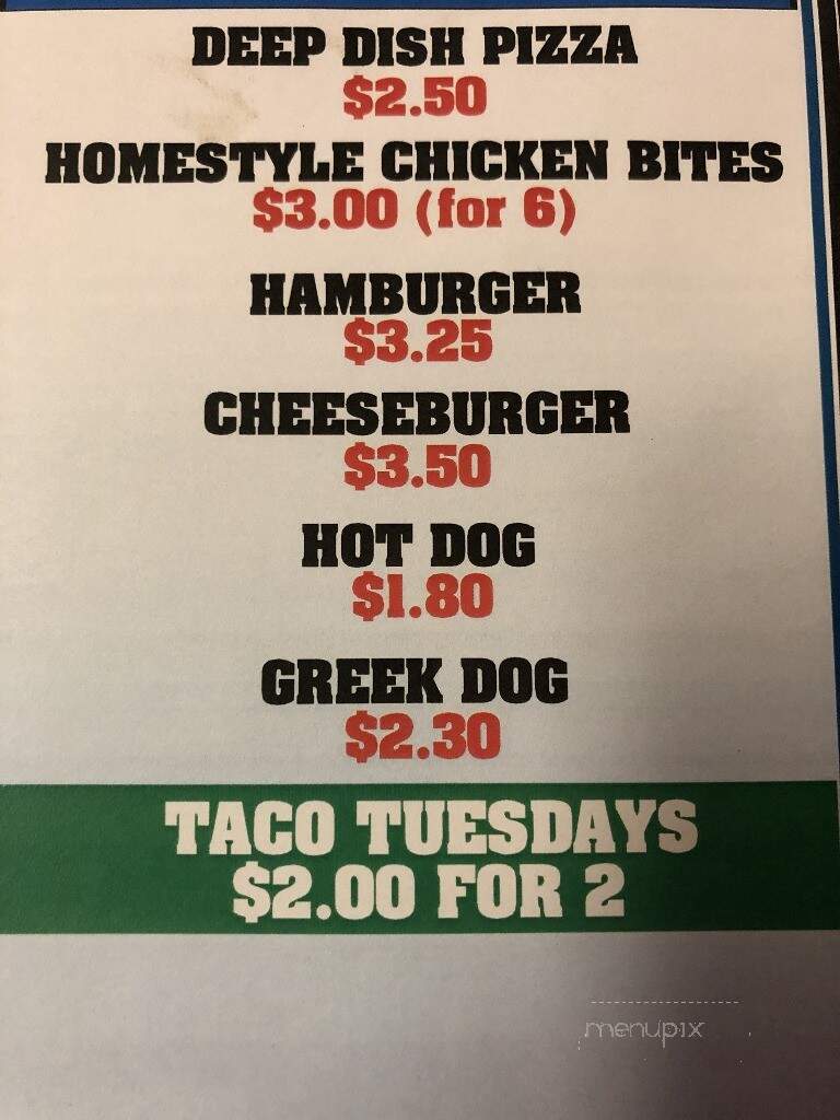 Czartoryski Cafe - Erie, PA menu_pic
