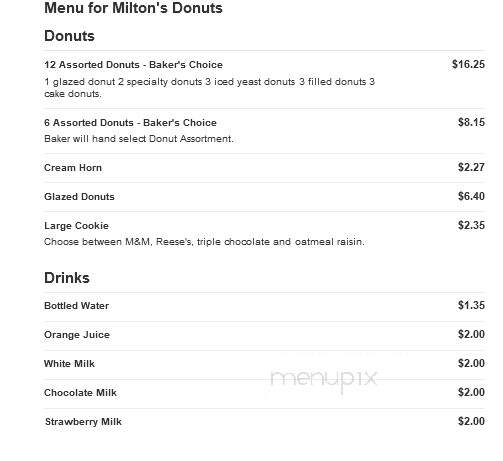 Milton's Donuts - Carlisle, OH